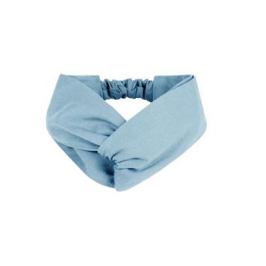 Imagem de Faixa de Cabelo Bandana Azul Claro Chef Cozinha Restaurante - CASACHA