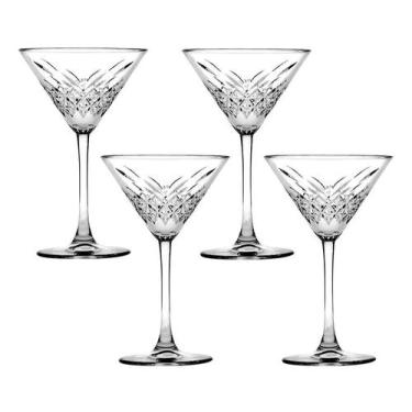 Imagem de Taça De Vidro Pasabahçe Para Martini 230 ml Timeless 4 Peças - Pasahba