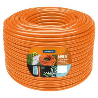Imagem de Mangueira 3/4" Tramontina Laranja em PVC 3 Camadas 50 m
