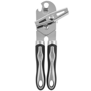 Imagem de Abridor de Latas e Garrafas Multifuncional Moderno Aço Inox - UnyHome