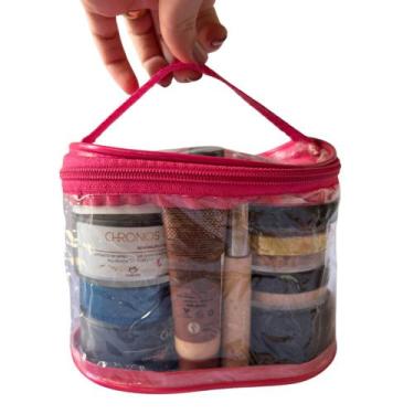 Imagem de Necessarie Feminina Organizadora Redonda Plástico - R&R Embalagens