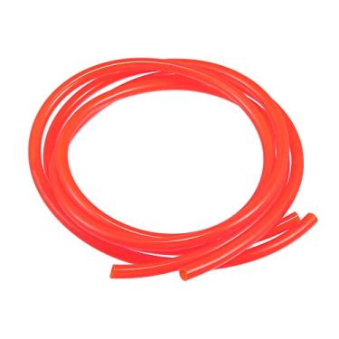 Imagem de VekAuto 2 peças de mangueira de ventilação de combustível, 0,5 cm x 99 cm 5 mm x 1 m tubo de mangueira de gasolina universal para ATV Dirt Bike Go Kart poliuretano durável laranja