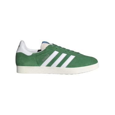 Imagem de adidas Tênis masculino Gazelle Indoor, Verde/branco nuvem/branco central, 38
