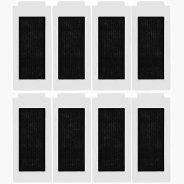 Imagem de 8 filtros para Ecovacs Deebot T30S/T30S AI/T30S PRO/T30S COMBO/T30S CARE/Yeedi m12 pro+