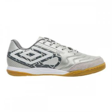 Imagem de Chuteira Umbro Pro 5 Bump Club 882 Indoor Futsal Masculino, Cinza, 42