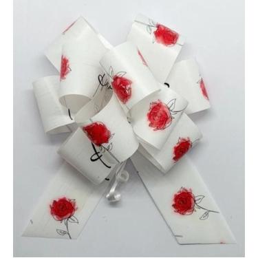 Imagem de Laços Pronto Para Presente e Embalagem Laço Luxo Flor Grande 10 unidad