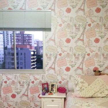 Imagem de Papel de Parede Adesivo Love Paris 7 Rolo 0,58x3M - Adesivo BR