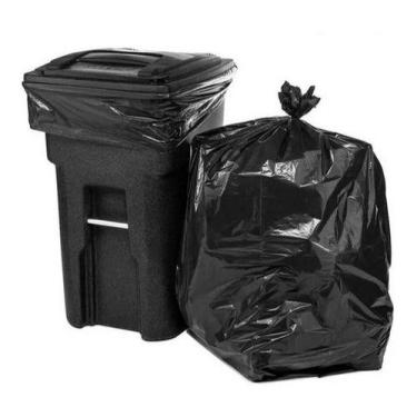 Imagem de Saco De Lixo Preto, 100 L, 100 Unidades, Reforçado Garantia. - HIGIPAC