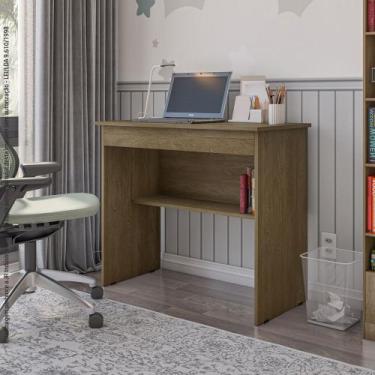 Imagem de Mesa Escrivaninha Para Computador Notbook Escritorio Vitória- Freijó -