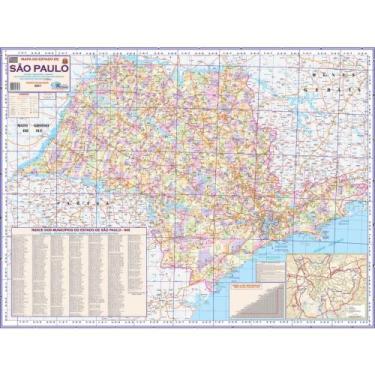 Imagem de Mapa Periódico Estado de São Paulo  120CM X 90CM - Multimapas
