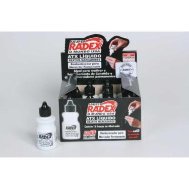 Imagem de Tinta Reabastecedora para Marcador Permanente ATX 40ML Preto - Caixa c