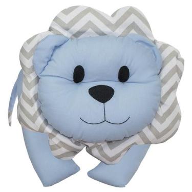 Imagem de Almofada Decorativa Leãozinho - Laura Baby, Azul