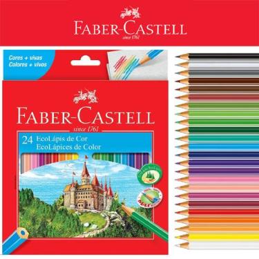Imagem de Lápis de Cor Faber-Castell 24 Cores - Multicolor