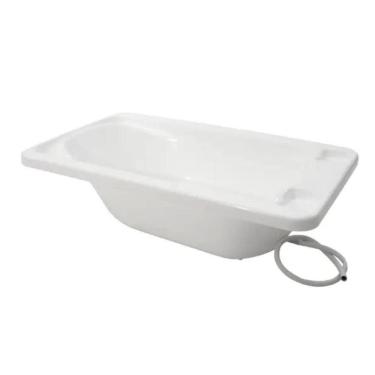 Imagem de Banheira para Bebê Plástica Galzerano Branco com Saboneteira