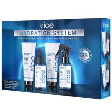 Imagem de Kit Eico Pro Hydration System Expert Reparação Capilar 400ml