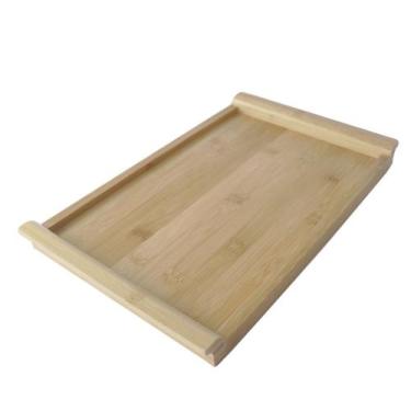Imagem de Bandeja de bambu retangular rasa 22x35x2cm - QUERO PRESENTEAR
