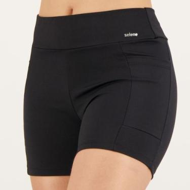 Imagem de Shorts Selene com Bolso Feminino Preto, M