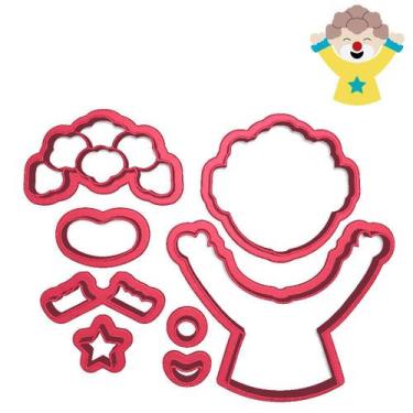 Imagem de Cortador Modular Circo Palhaco Pipoca Braço Aberto - DOCE IMPRESSO, 8c