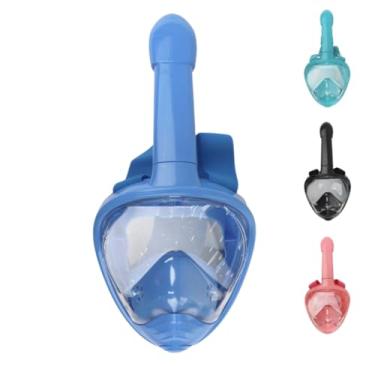 Imagem de Máscara de Mergulho Infantil com Snorkel, Face Completa, 4 Cores Disponíveis