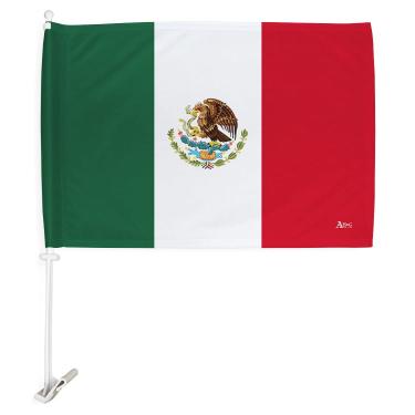 Imagem de USA Decoration Bandeira de carro do México Copa América 2024 Bandera para carros de mexicano clipe de janela FIFA presentes para fãs de esportes Copa do Mundo 2026 Pôster de futebol Liga Soccor,