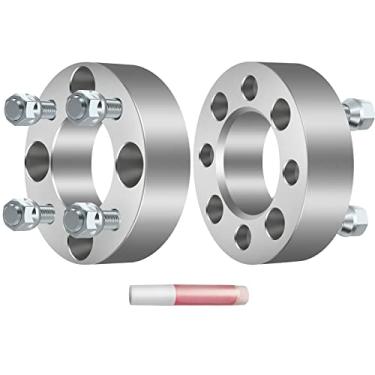 Imagem de ECCPP 2 espaçadores de roda de 3,8 cm 4 x 101,6 mm 4 pinos 12 x 1,5 pinos 68,5 mm 1/2" serve para EZ GO EZGO Club Car para carrinho de golfe SmartPartsCo