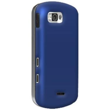Imagem de Amzer Capa de encaixe simples com protetor de tela para Samsung Moment M900 (azul cromo)