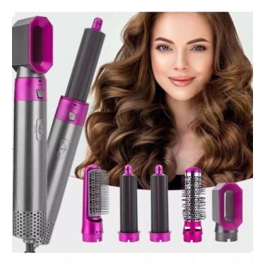 Imagem de Secador De Cabelo Com Pente D Ar Quente 5 Em 1 Profissional - Inova