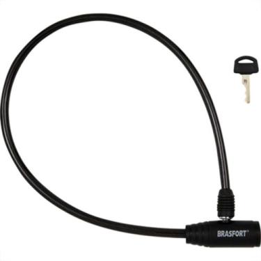 Imagem de Cadeado P/Bike C/Chave Brasfort 08Mmx60Cm