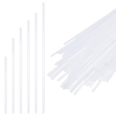Imagem de BENECREAT 90 peças, 6 estilos, rolo de plástico para desossar de 14 a 29 cm, tiras de espartilho de PP de 0,60 cm, barbatanas brancas para vestido de noiva, acessórios de costura de sutiã lingerie