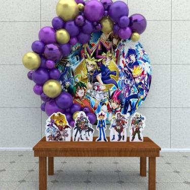 Imagem de Kit Festa Painel Redondo Decoração Infantil Yugioh Yu-Gi-Oh - IMPAKTO 