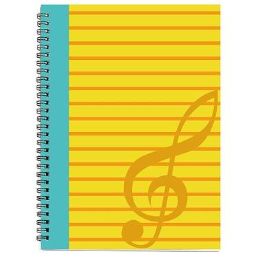 Imagem de BestSounds Papel manuscrito, papel em branco, composição musical, caderno, acessórios para piano, presentes, 50 páginas, 10 bastões