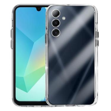 Imagem de Capa Capinha SPACE CASE Clear Ultra Resistência Híbrida Compatível Samsung Galaxy A16