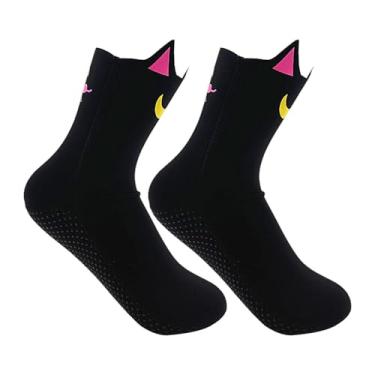 Imagem de Pegciuho Meias de mergulho de neoprene de 3 mm botas de traje molhado para raftting surf praia de caiaque nadar, M