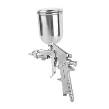 Imagem de Pistola de Tinta de Pulverização, Atomização de Aço Inoxidável Pulverizador de Ar para Móveis, Automóvel,