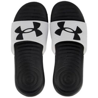 Imagem de Chinelo Under Armour Ansa Light Masculino Preto e Branco-Masculino