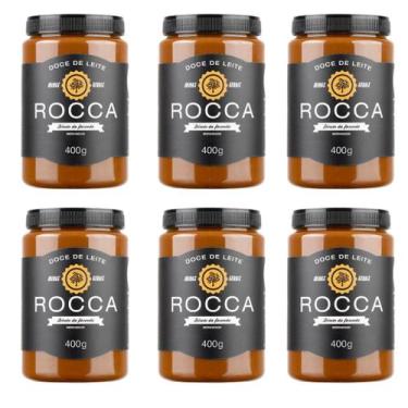 Imagem de Kit 6 Unidades Doce De Leite Rocca Tradicional Pote 400g