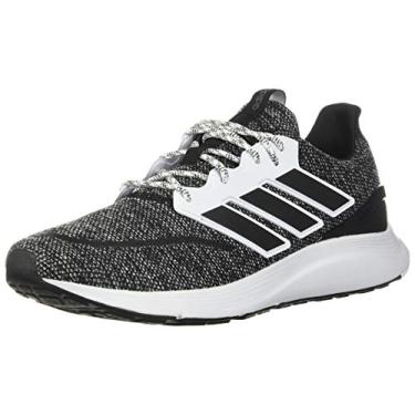 Imagem de adidas Tênis de corrida masculino Energyfalcon Adiwear, Preto/Preto/Branco, 8