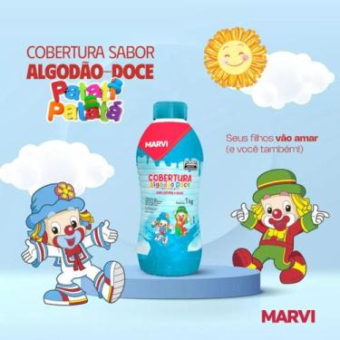 Imagem de Cobertura Para Sorvete Marvi  Algodão doce  1kg