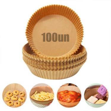 Imagem de Kit Papel Forro Antiaderente Airfryer e Cozimento em geral - Air Fryer