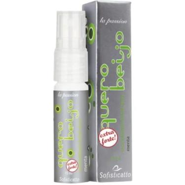 Imagem de Aromatizante Bucal Quero Beijo Menta Extra Forte Refrescante - Sofisti