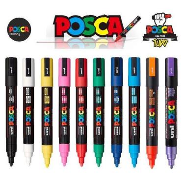 Imagem de Kit Caneta Posca Pc-5m C/10 Unidades N35 - Uniball