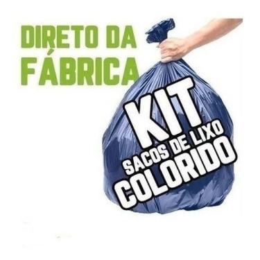 Imagem de Kit Saco De Lixo 300un De 150l Reforçadíssimo Azul - HIGIPACK