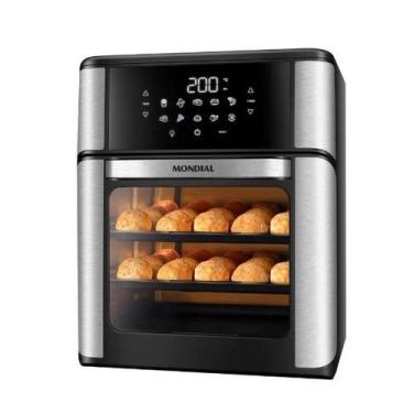 Imagem de Fritadeira Elétrica sem Óleo Air Fryer Mondial Forno Oven AFON12BL 12L