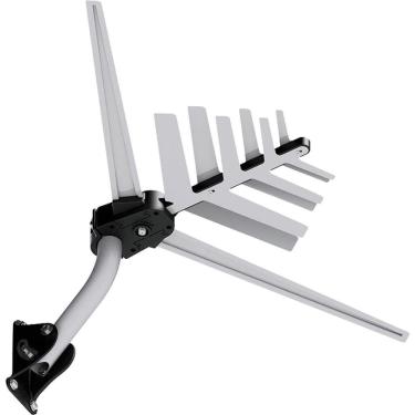 Imagem de Antena externa tv 4 em 1 dtv-2000 cabo 16m