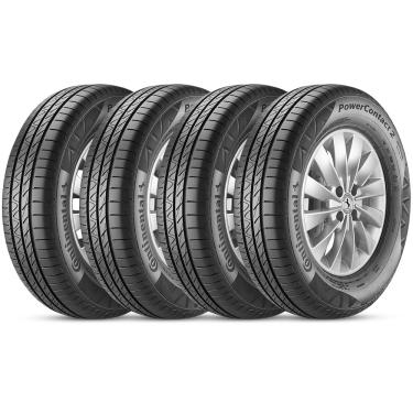 Imagem de Kit 4 Pneu Continental Aro 15 185/65r15 88H PowerContact 2
