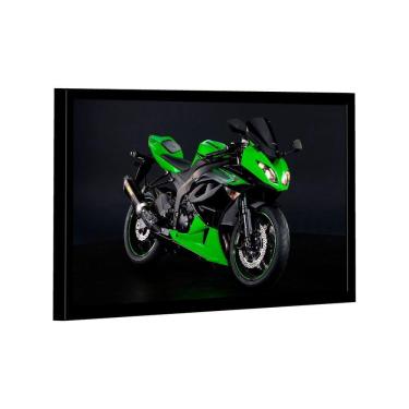 Imagem de Quadro Kawasaki Ninja Verde Br Artes
