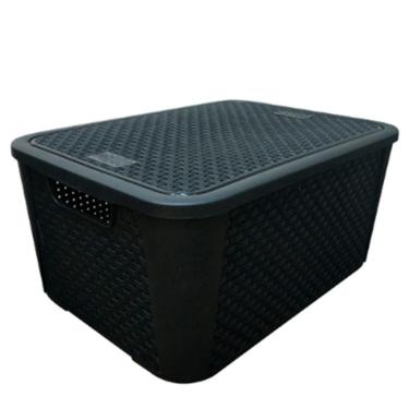Imagem de Caixa Organizadora Rattan 42 Litros 2071 plasnew