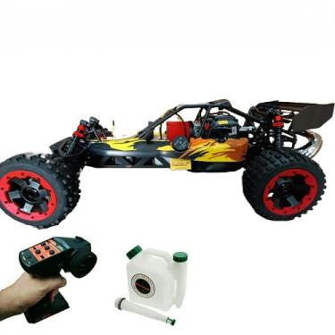 Imagem de Carro de Controle Remoto a Gasolina Baja 5A Off Road Potência 29cc Baha Buggy Combustão Rc Escala 1:5 80KM/H - Gigante e Potentye - no Brasil (PRETO/LARANJA/AMARELO)