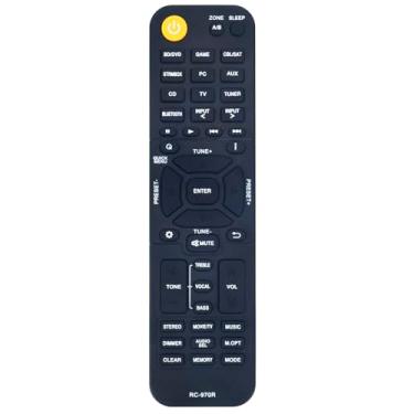 Imagem de RC-970R substitui o controle remoto de áudio e vídeo compatível com receptor AV Onkyo TX-SR494, TXSR494, TX-SR393, TXSR393, HT-S3910, HTS3910, HT-R398, HTR398 Home Theater