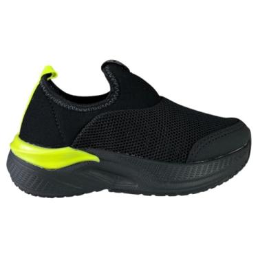 Imagem de Tenis Infantil Masculino Esportivo Calce Facil Molekinho (Preto, BR, Criança de 4 a 8 anos, Numérico, 27)